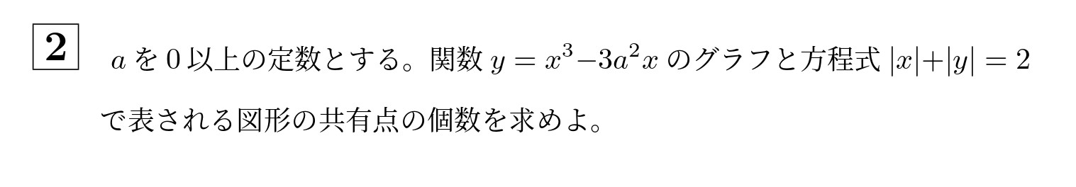 2012年一橋大学前期大問2